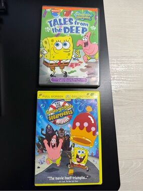 SpongeBob SquarePants Tales From the Deep DVD - Green, Yellow, Pink
